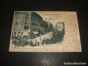 Postkarten: MADRID LA PROCESION DEL VIERNES SANTO